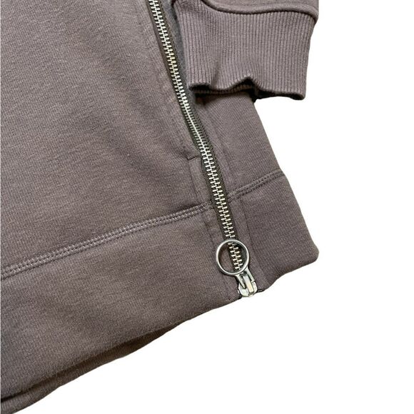 ATHLETA Cozy Karma Side Zip Funnel Neck Brown Size XS - Picture 7 of 8
